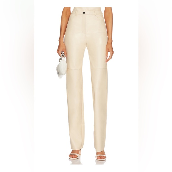 Agolde Denim - Agolde 90’s pinch waist vanilla leather pants